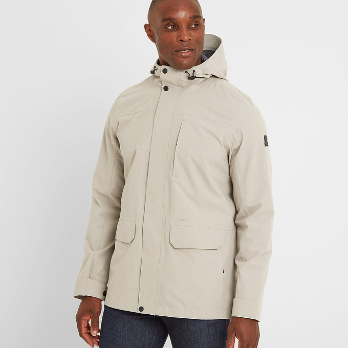 Bewley Mens Waterproof Jacket - Pebble