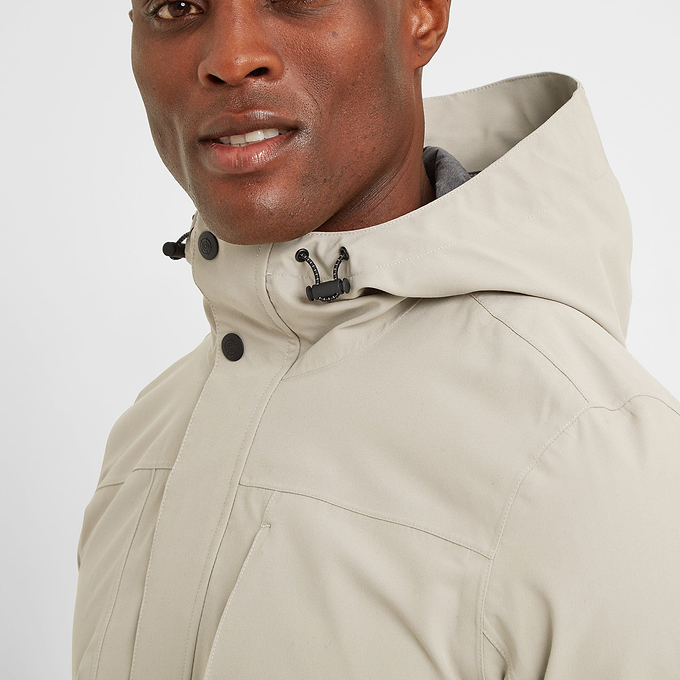 Bewley Mens Waterproof Jacket - Pebble
