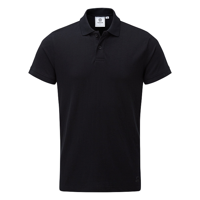 Bower Mens Polo Shirt - Black