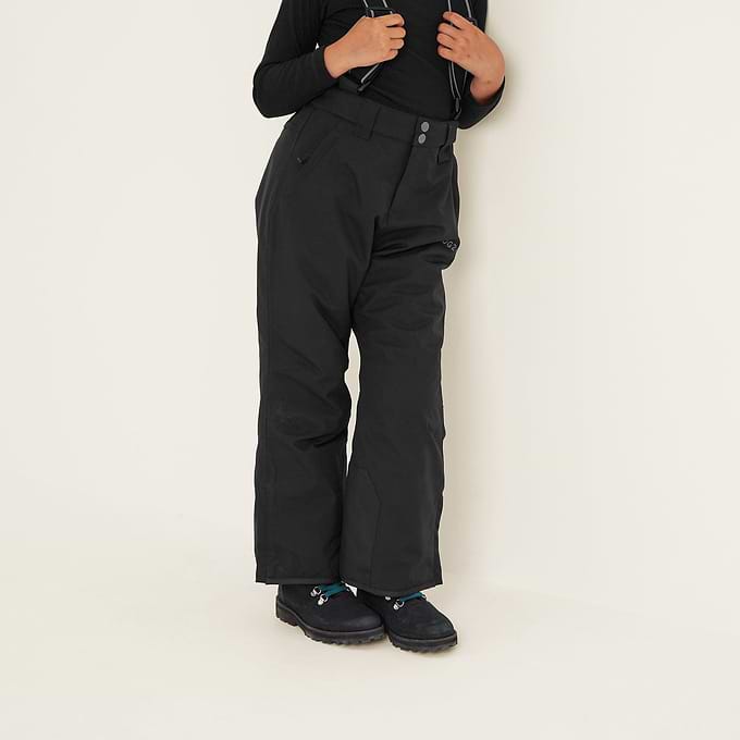 Brent Kids Waterproof Insulated Ski Pants - Black