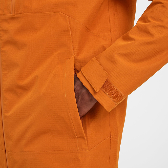 Briercliffe Mens Waterproof Jacket - Dark Orange