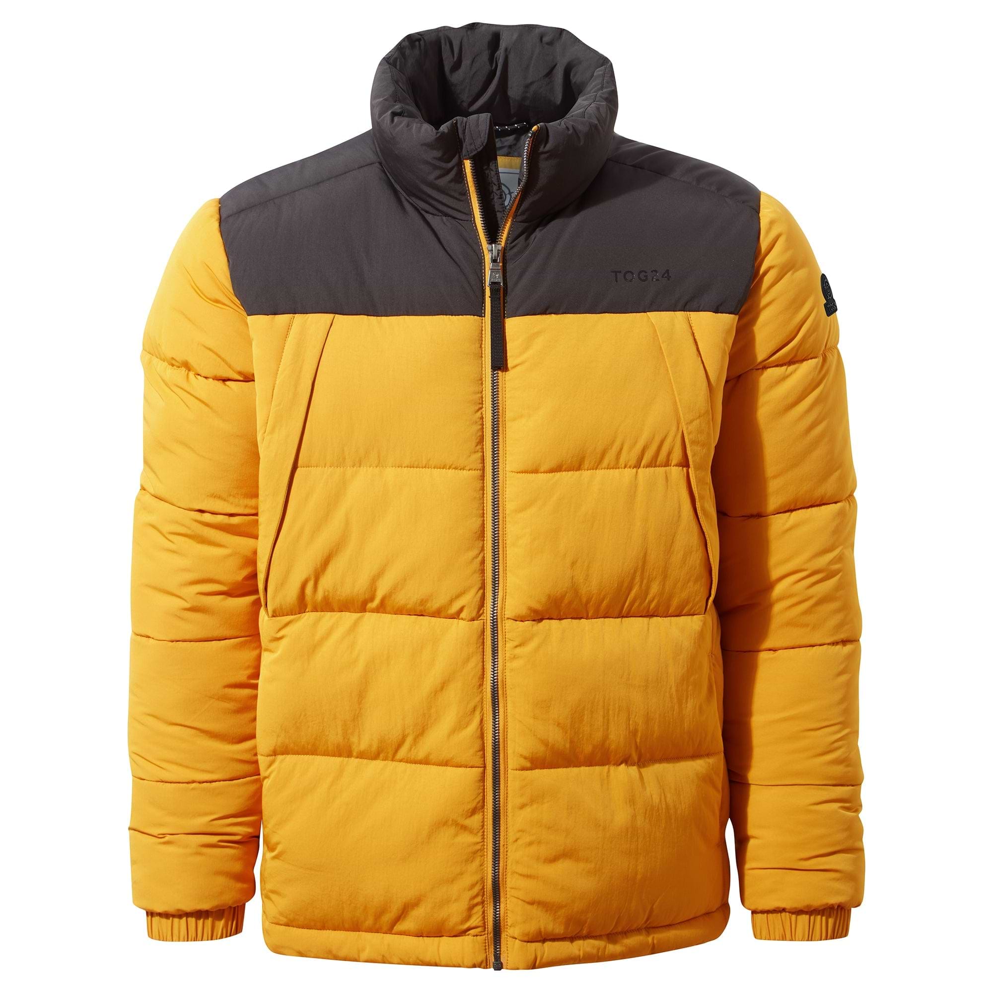 Black and yellow jacket men's top