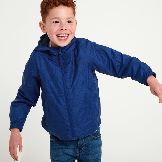 Copley Kids Waterproof Jacket - Royal Linear Print