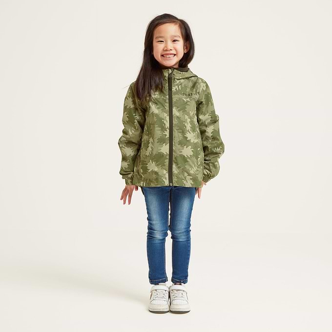 Copley Kids Waterproof Jacket - Camo Leaf Print