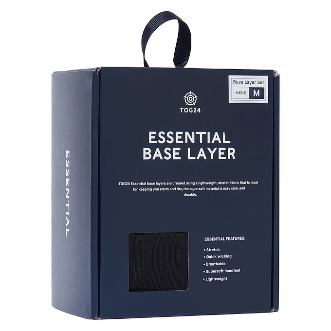 Darley Mens Thermal Base Layer Set - Black