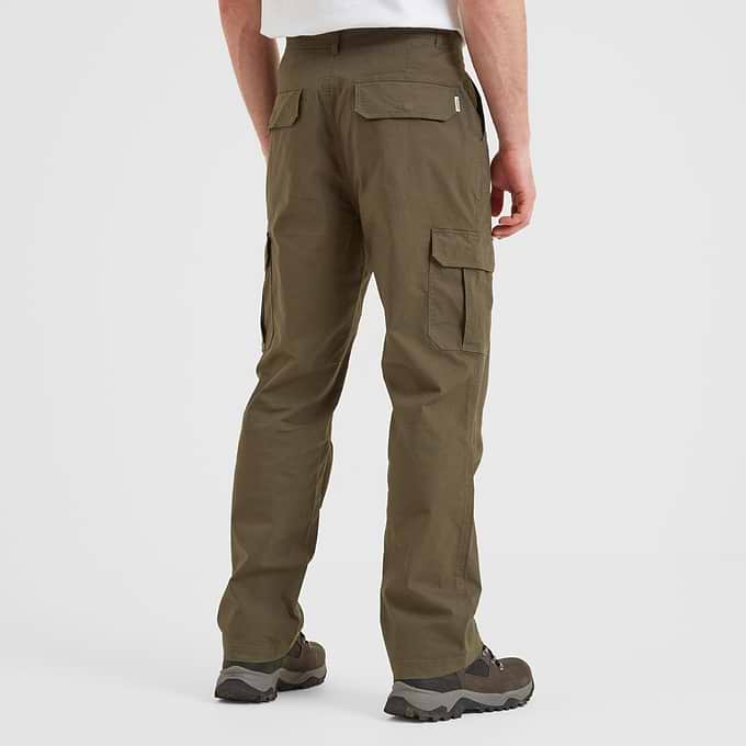 Dibden Mens Cargo Trousers Short - Khaki