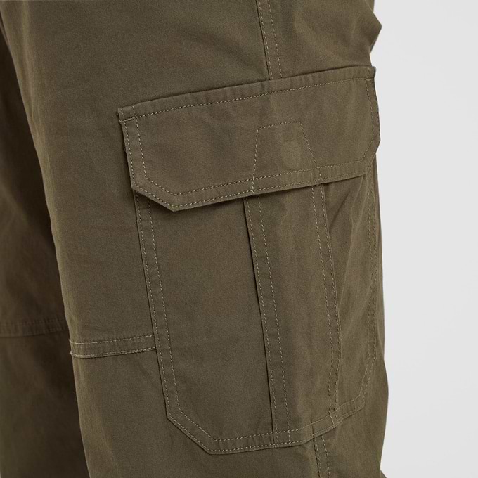 Dibden Mens Cargo Trousers Short - Khaki