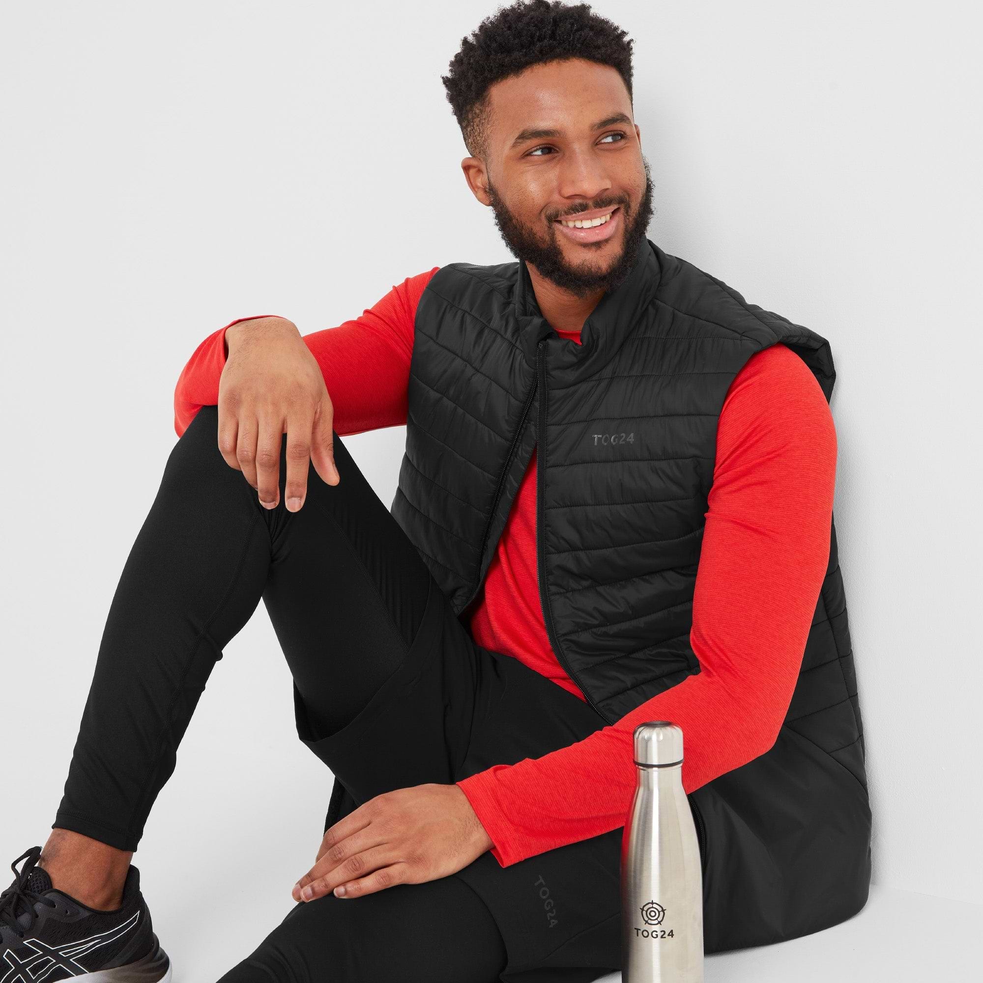 Men's running gilet sale shop