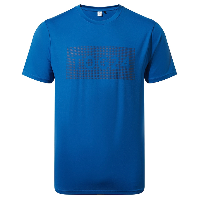 Drebley Mens Tech T-Shirt - Sapphire Blue
