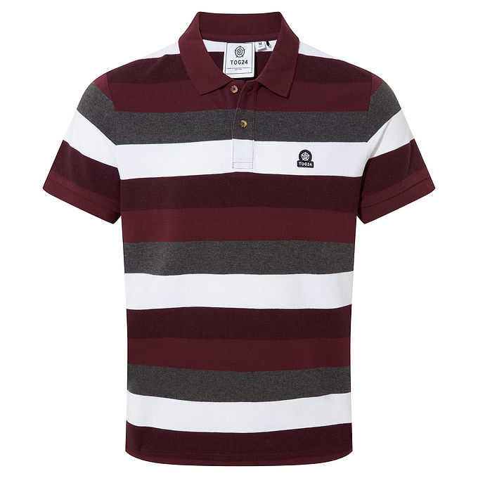 Flaxby Mens Polo - Deep Port