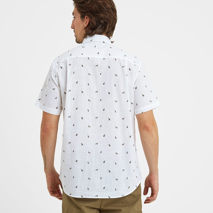 Floyd Mens Short Sleeve Shirt - Optic White