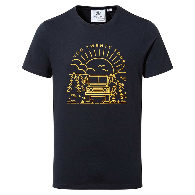 Fowler Mens T-Shirt - Dark Indigo