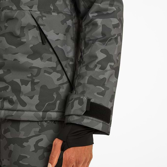 Freestyle Mens Ski Jacket - Steel Grey Camo