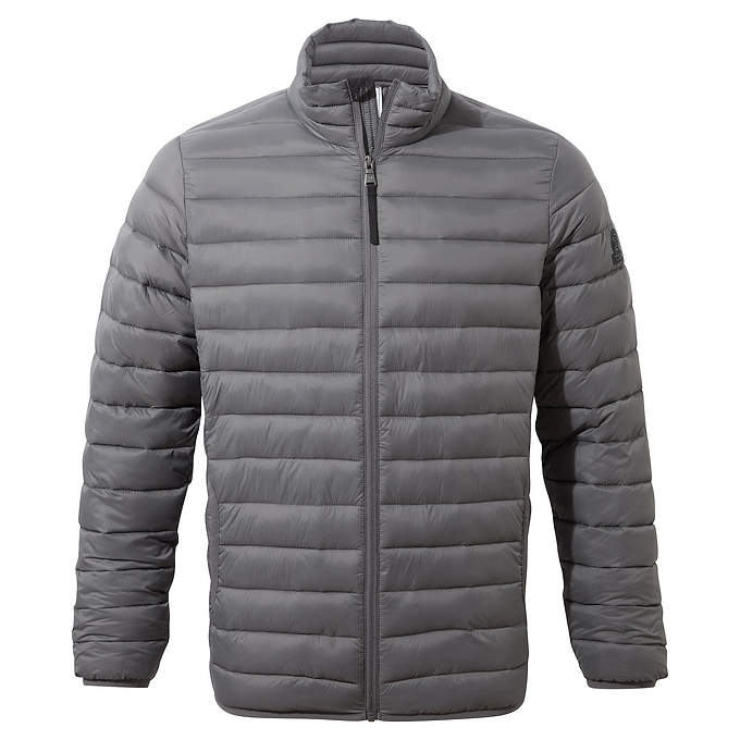 Gibson Mens Insulated Padded Jacket - Steel