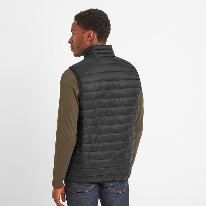 Gibson Mens Insulated Padded Gilet - Black
