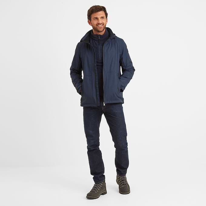 Gribton Mens Waterproof Jacket - Dark Indigo