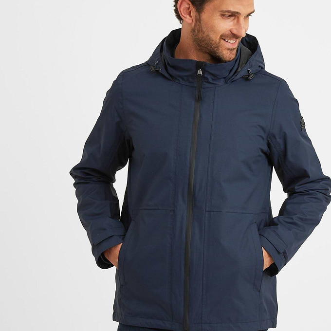 Gribton Mens Waterproof Jacket - Dark Indigo