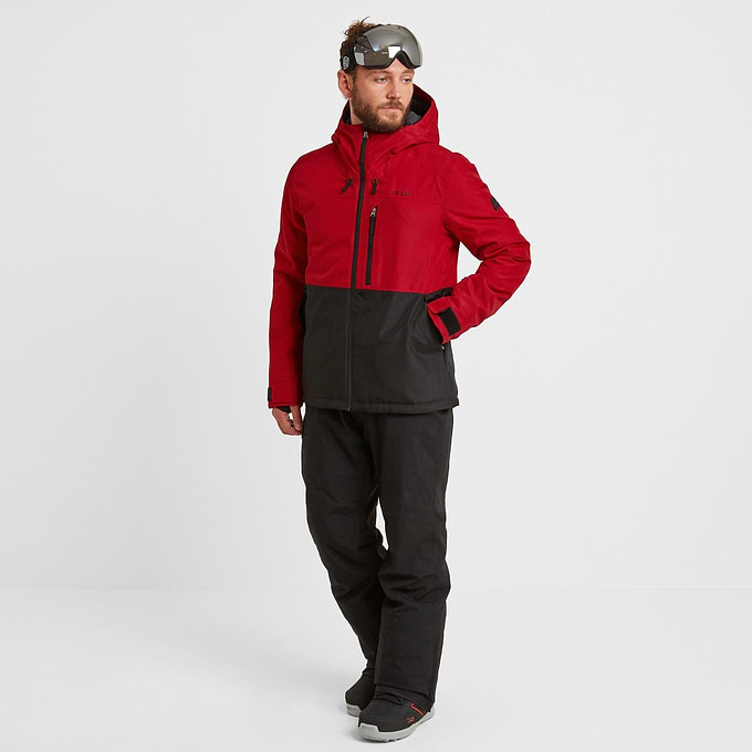 Hail Mens Ski Jacket - Chilli Red