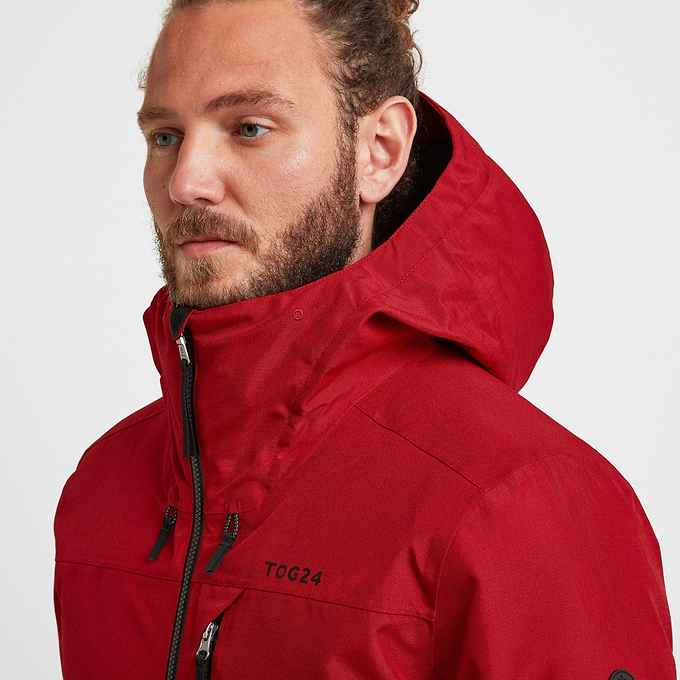 Hail Mens Ski Jacket - Chilli Red