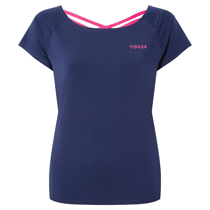 Halsam Womens Tech T-Shirt - Ink Navy