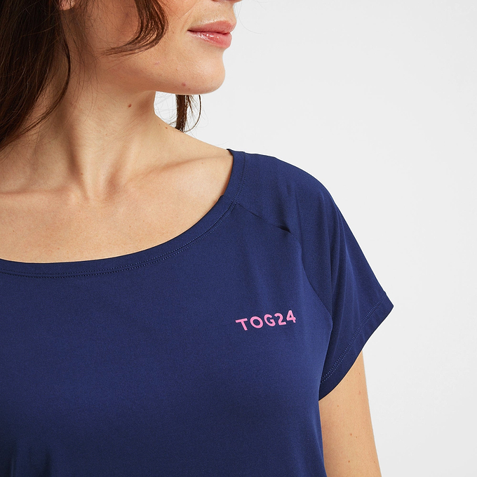 Halsam Womens Tech T-Shirt - Ink Navy