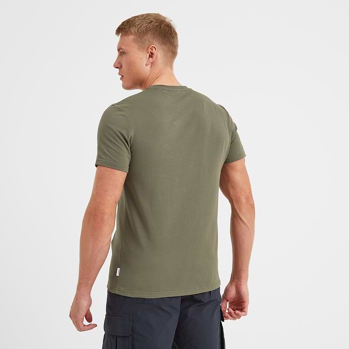 Hilston Mens T-Shirt - Light Khaki