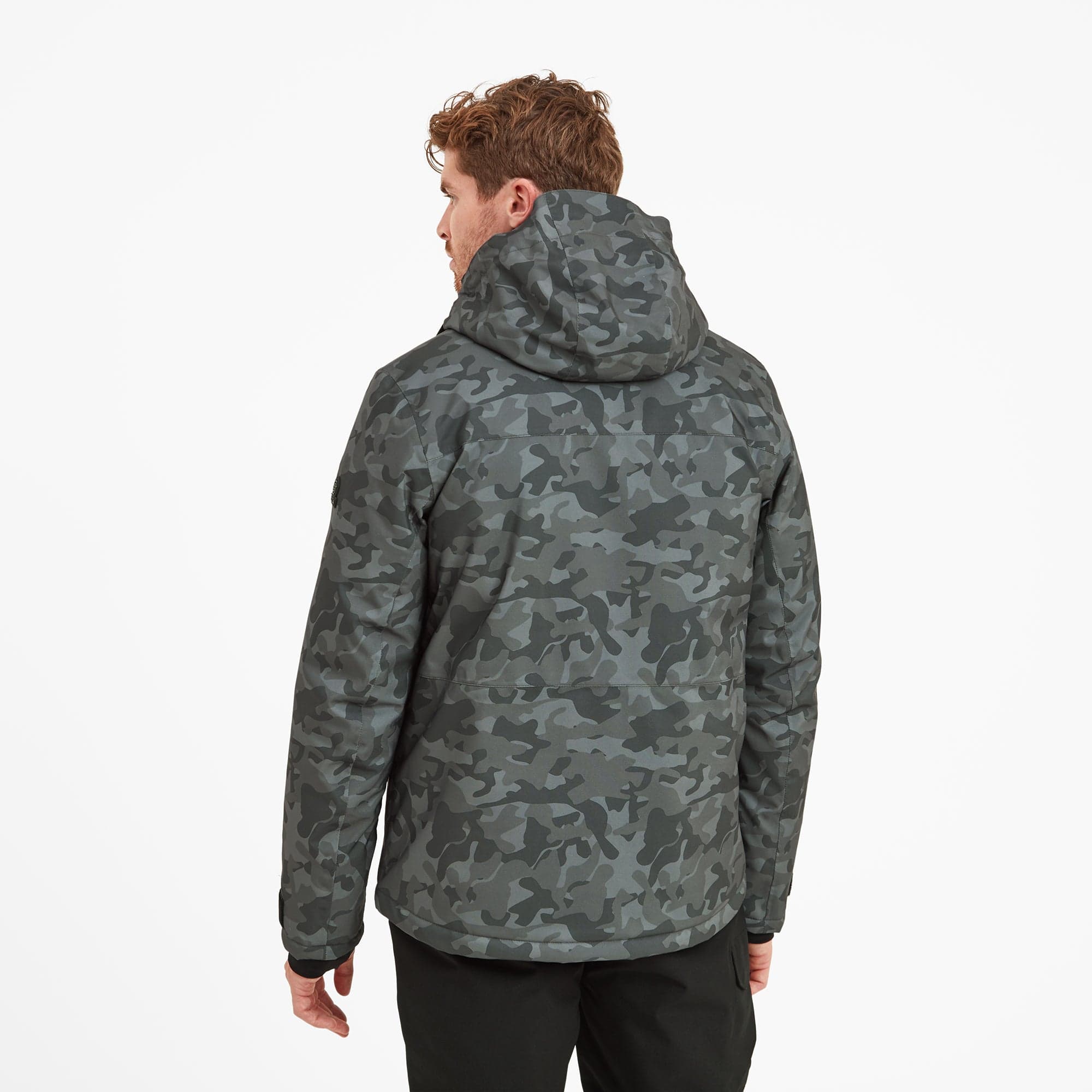 Black camo ski jacket outlet