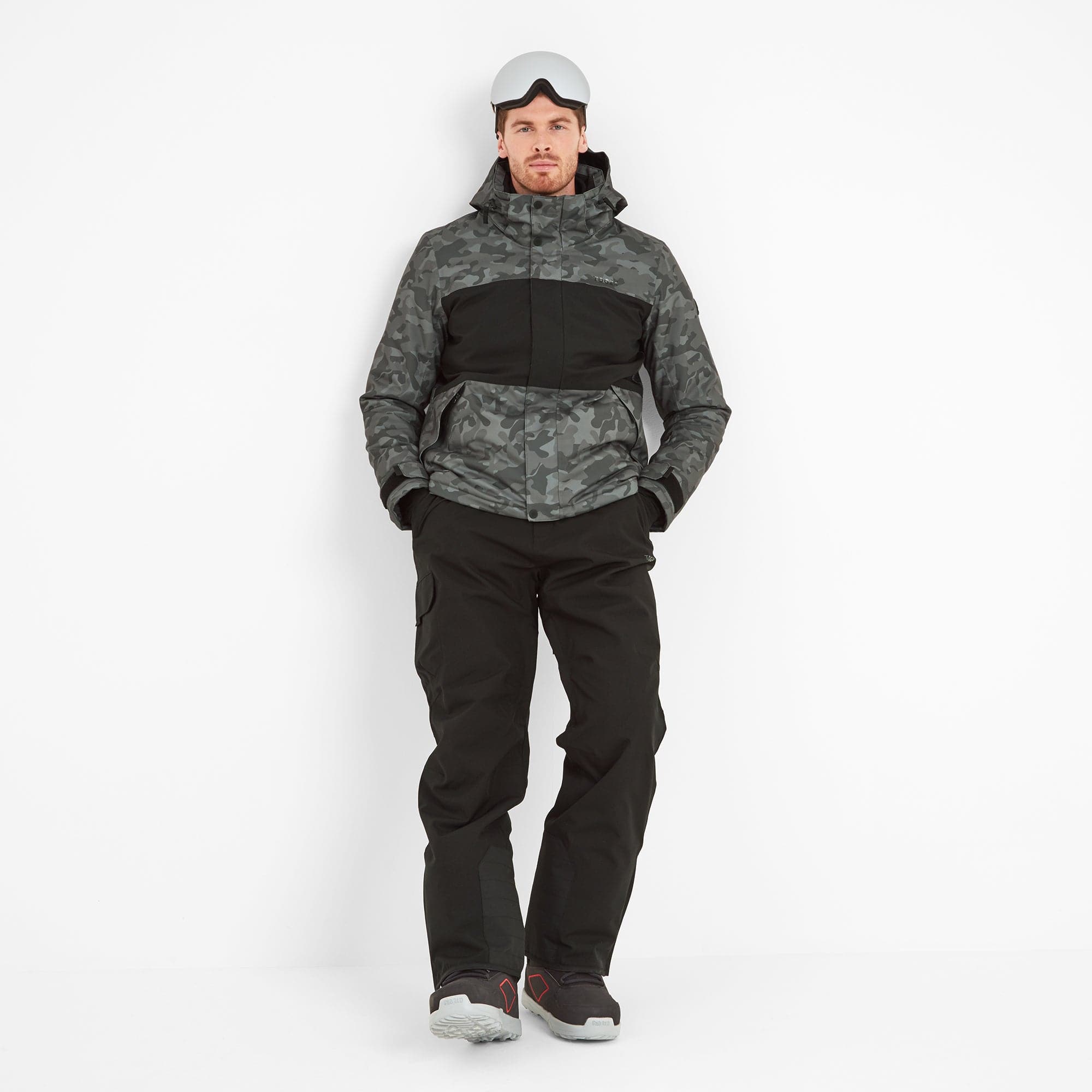 Grey camo ski jacket outlet