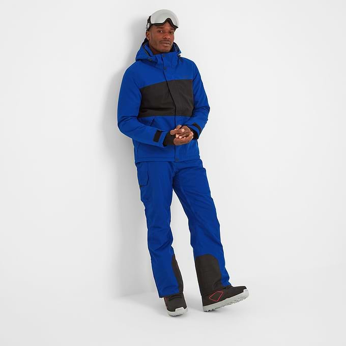 Hunsworth Mens Ski Jacket - Royal Blue/Black