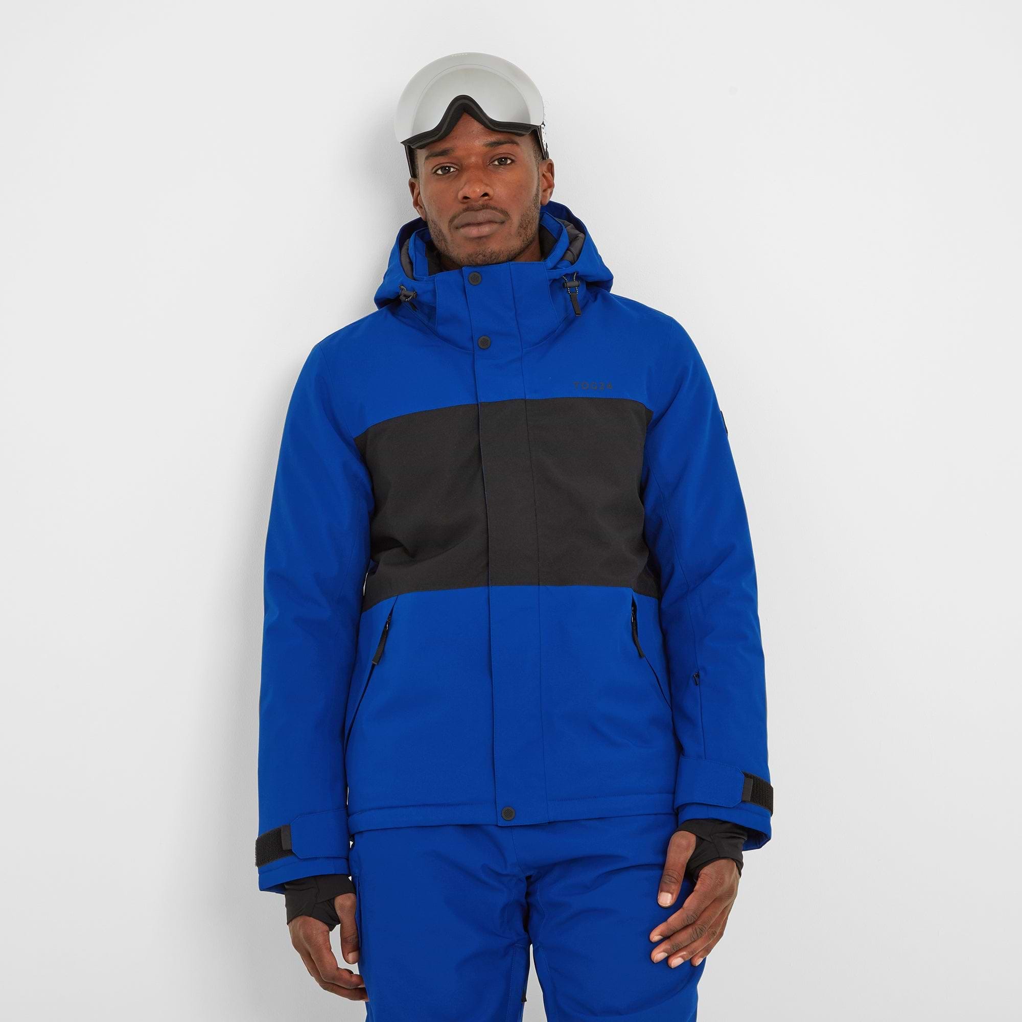 Royal blue ski jacket on sale