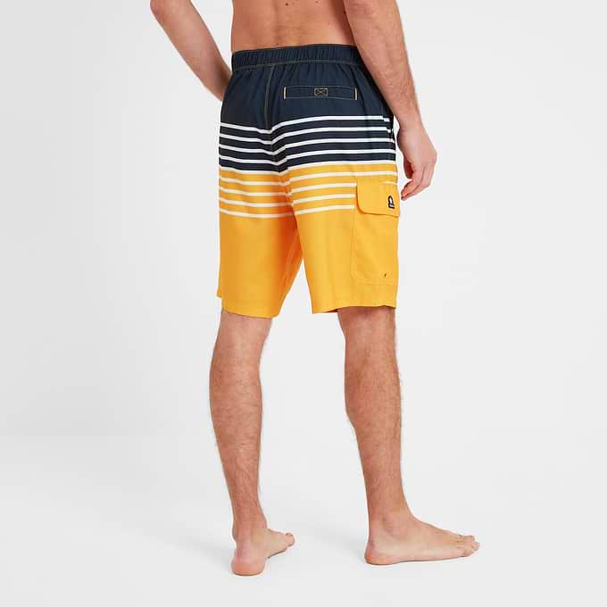 Justin Mens Board Shorts - Bright Yellow