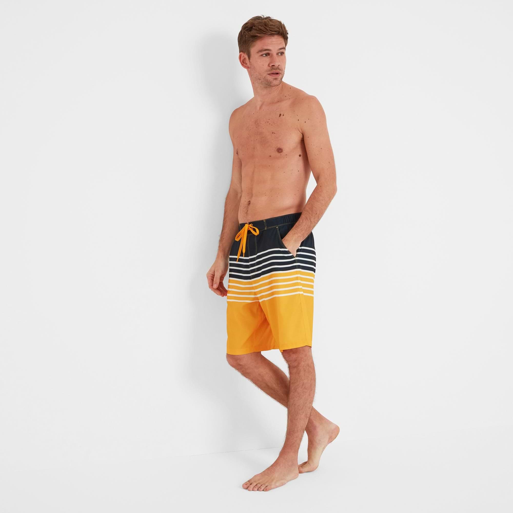 Yellow board shorts mens outlet