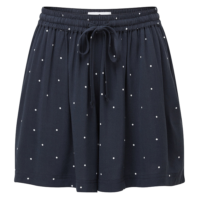 Katerina Womens Shorts - Dark Indigo Spot