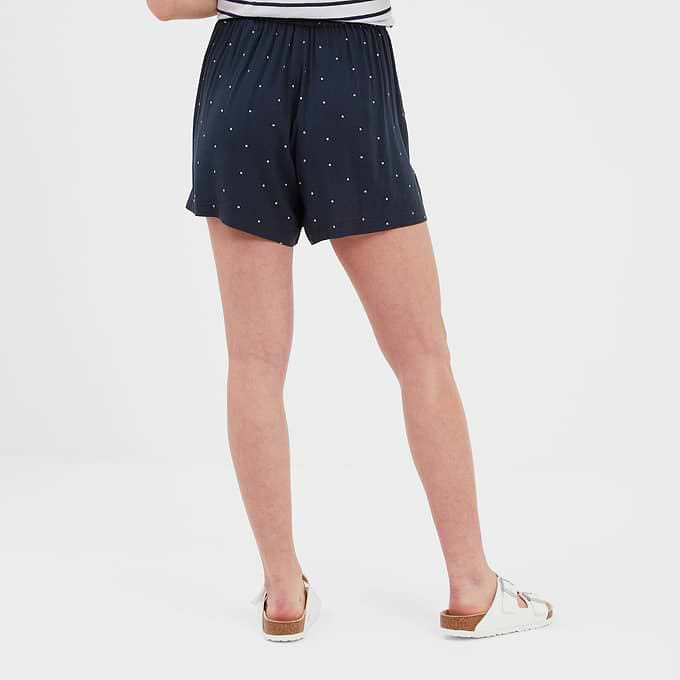 Katerina Womens Shorts - Dark Indigo Spot