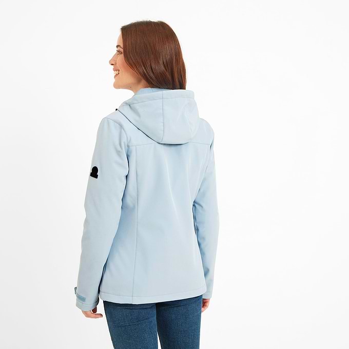Keld Womens Softshell Hooded Jacket - Ice Blue