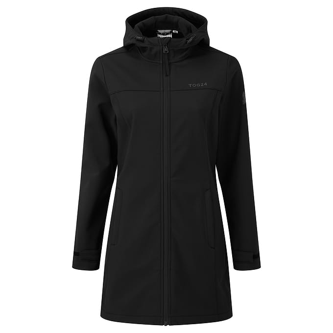 Keld Womens Softshell Long Jacket - Black