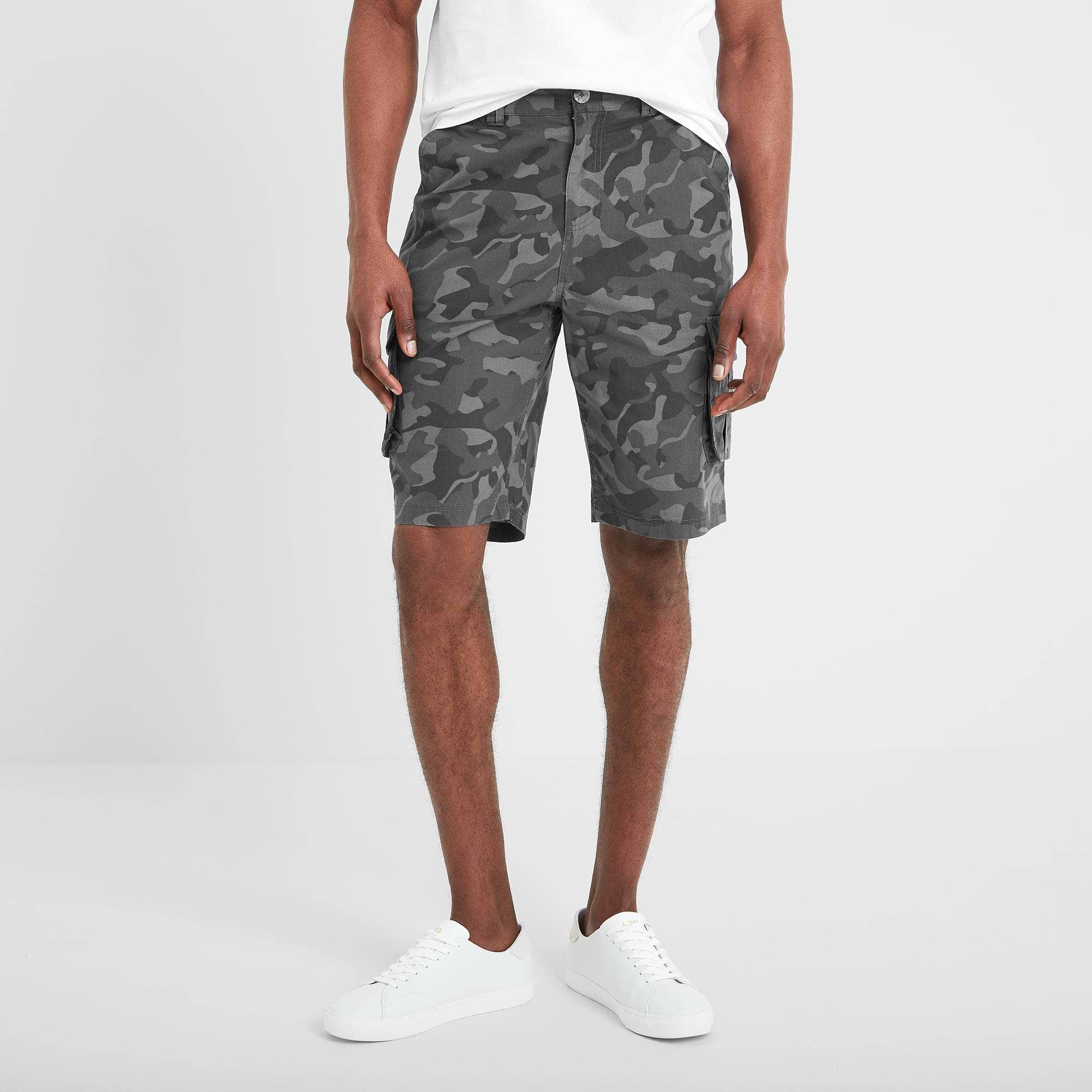 Mens grey camo cargo shorts new arrivals