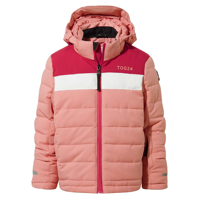 Laithe Kids Ski Jacket - Playful Pink/Dark Pink