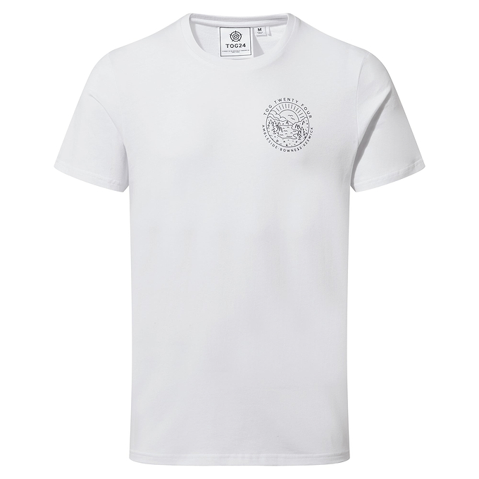 Lakes Mens T Shirt - White