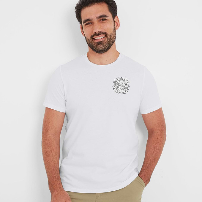 Lakes Mens T Shirt - White