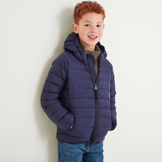 Midsley Kids Down Jacket in Navy Blue TOG24
