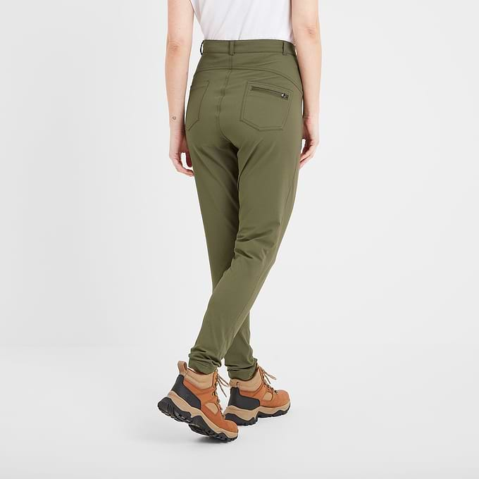 Milton Womens Water Resistant Slim Trouser Short - Khaki