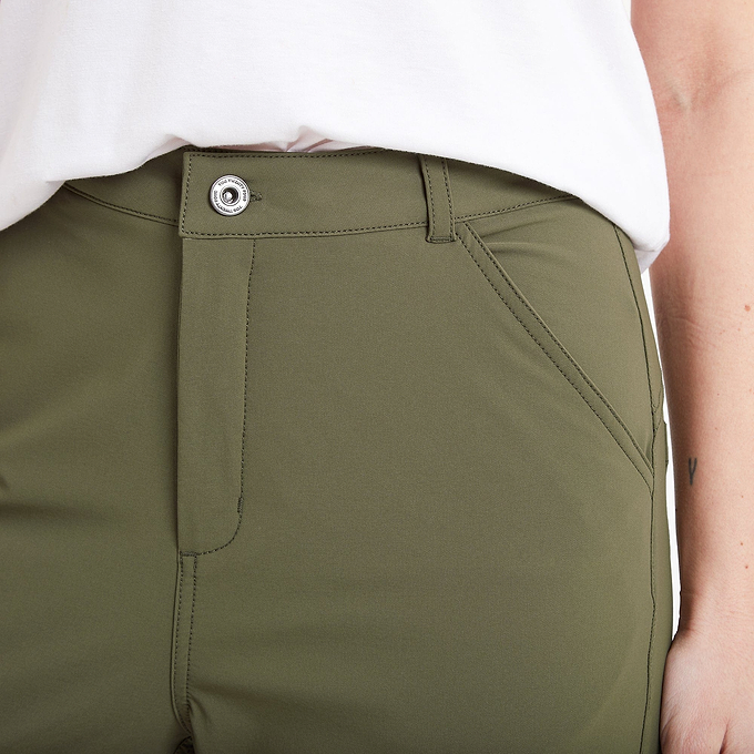 Milton Womens Water Resistant Slim Trouser Long - Khaki