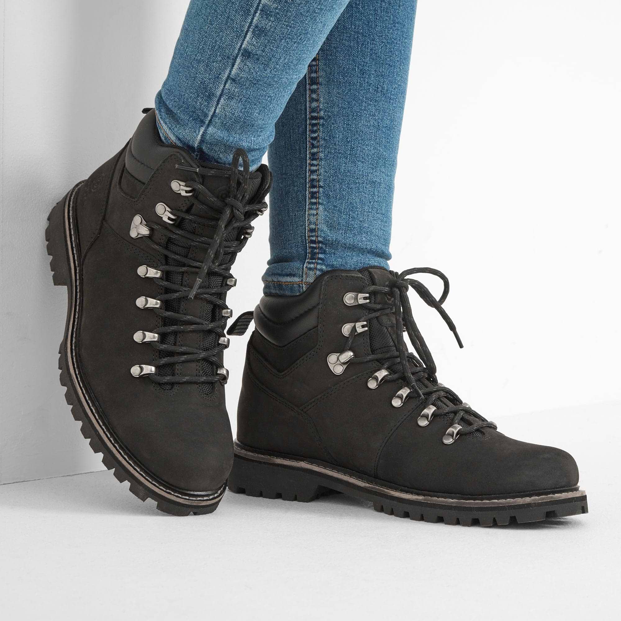 All leather hiking boots women's discount
