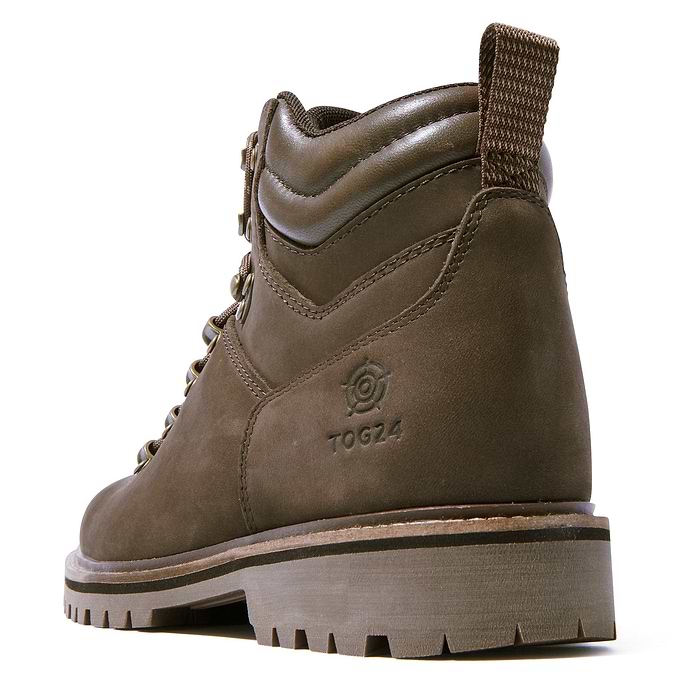 Outback Womens Leather Walking Boots - Brown