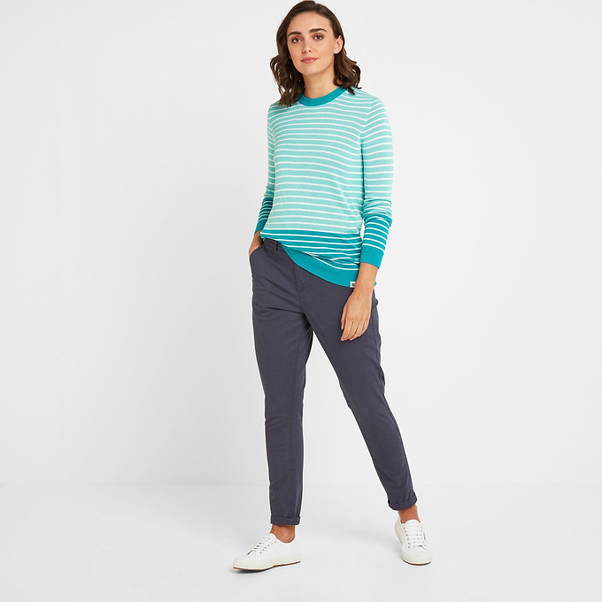 Pickering Womens Chino Trousers Long - Navy