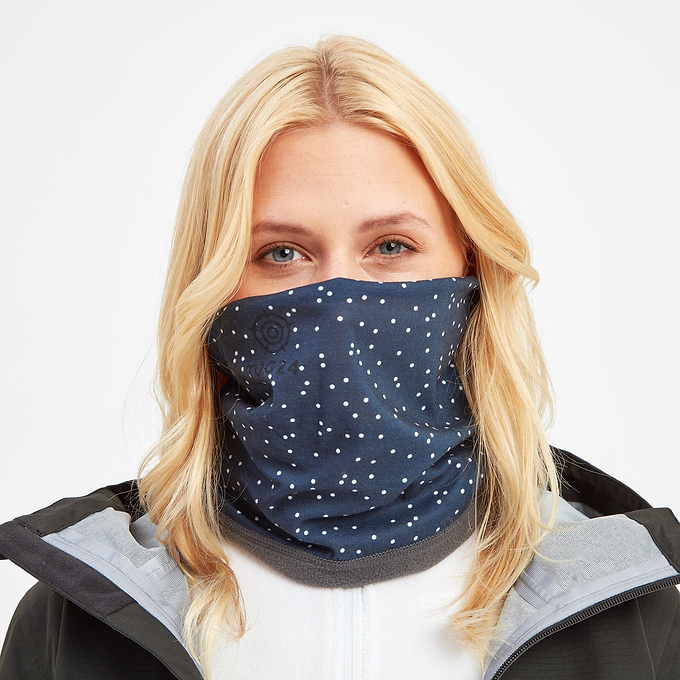 Polar Multifunctional Neck Warmer - Dark Indigo Confetti Spot