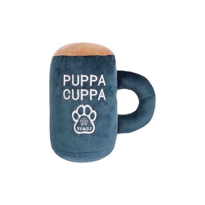 Puppa Cuppa Dog Toy - Navy