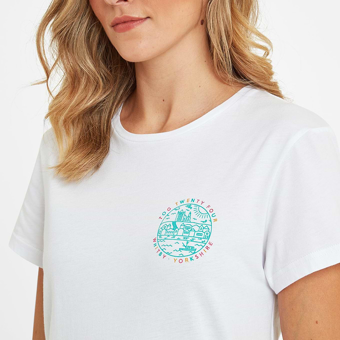 Seaside Womens T-Shirt - Optic White