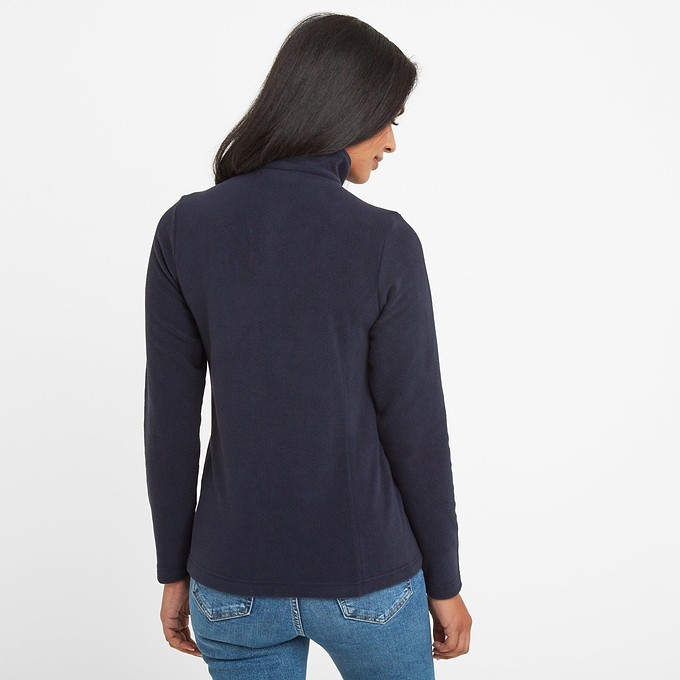Shire Womens Fleece Zipneck - Dark Indigo